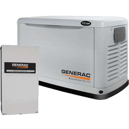 Generac/Siemens 6053/7060 17kW Guardian Standby Generator w/ Smart Transfer Switch New