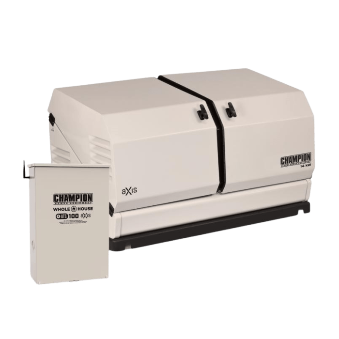 Champion 100835 14kW Home Standby Generator with 100 Amp Transfer Switch New