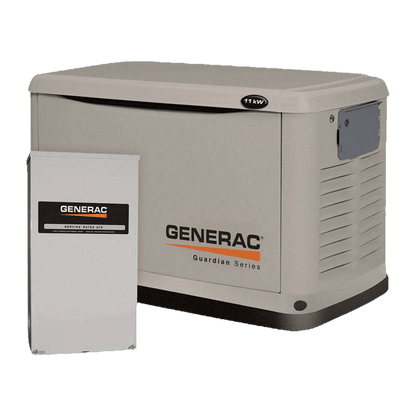 Generac/Honeywell 7058/6441 11kW Guardian Standby Generator w/Smart Transfer Switch New