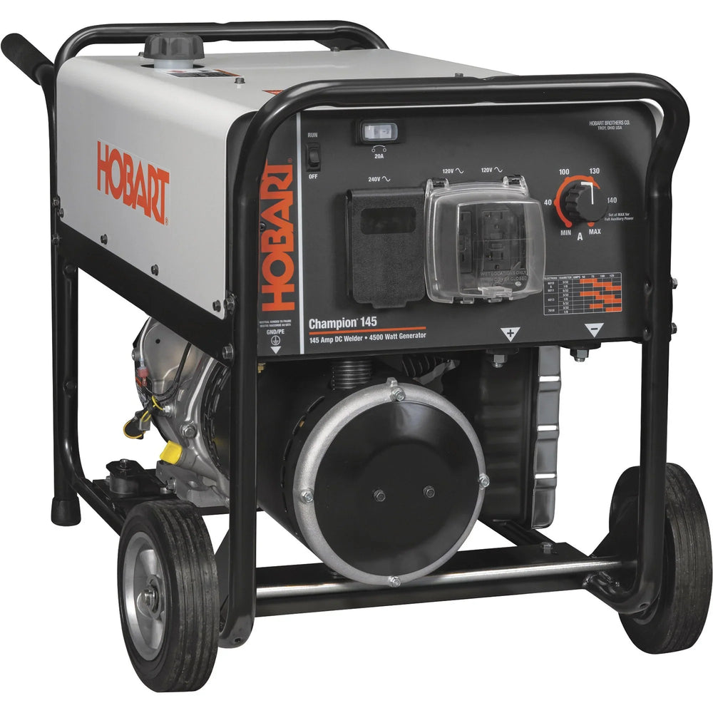 Hobart 500563 Champion 145 Arc Briggs &amp; Stratton 4500W AC and 145A DC stick Welder Generator Combo New