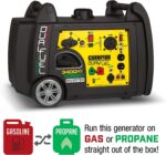 Champion 100263 3100W/3400W Inverter Dual Fuel Electric Start Generator New