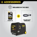 Champion 200991 3500W/4500W Inverter Dual Fuel Electric Start Generator New