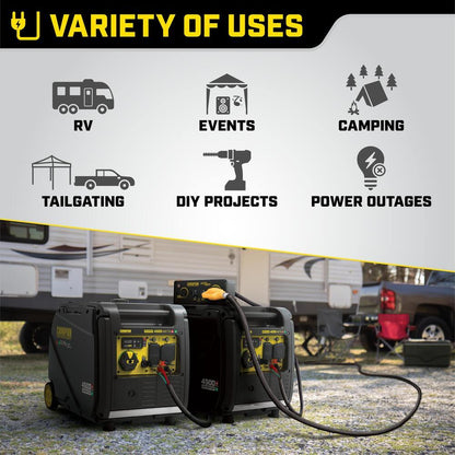Champion 200991 3500W/4500W Inverter Dual Fuel Electric Start Generator New