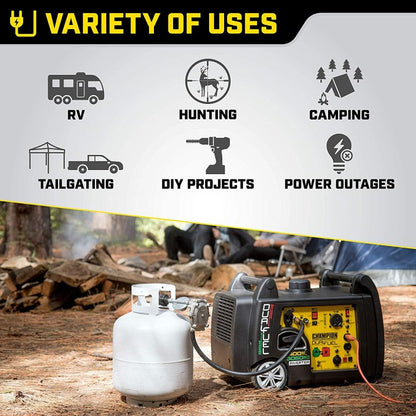 Champion 100263 3100W/3400W Inverter Dual Fuel Electric Start Generator New