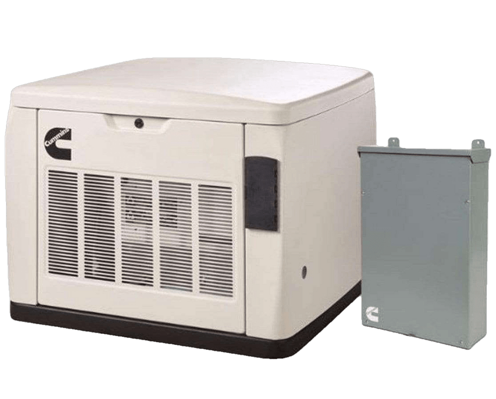 Cummins RS20AC A061C602 20kW w/Remote Monitoring Quiet Connect™ Series Standby Generator LP/NG with 200A Automatic Transfer Switch New