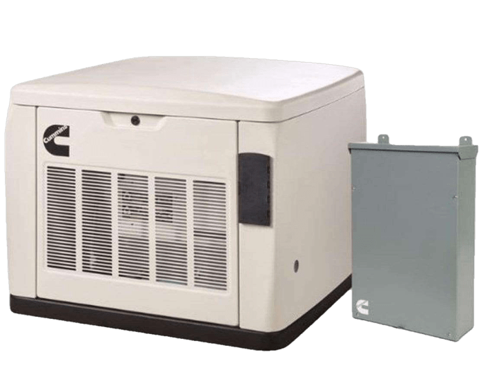 Cummins RS20AC A061C602 20kW w/Remote Monitoring Quiet Connect™ Series Standby Generator LP/NG with 200A Automatic Transfer Switch New