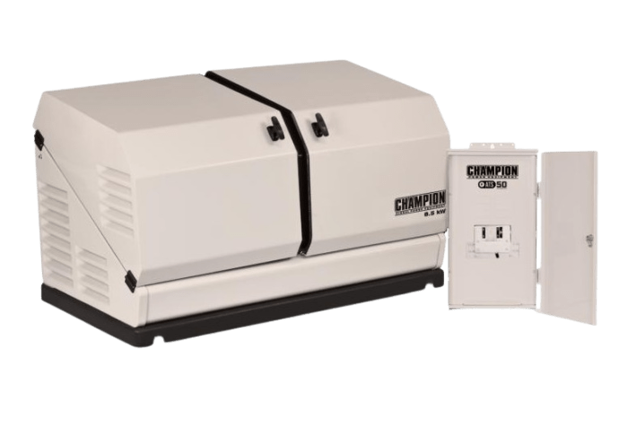 Champion 100177 8.5kW Home Standby Generator Nema 3R Transfer Switch New
