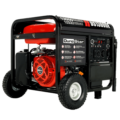 DuroMax / DuroStar DS13000E 10500W/13000W Electric Start Gas Generator New (Red Version of XP13000E)