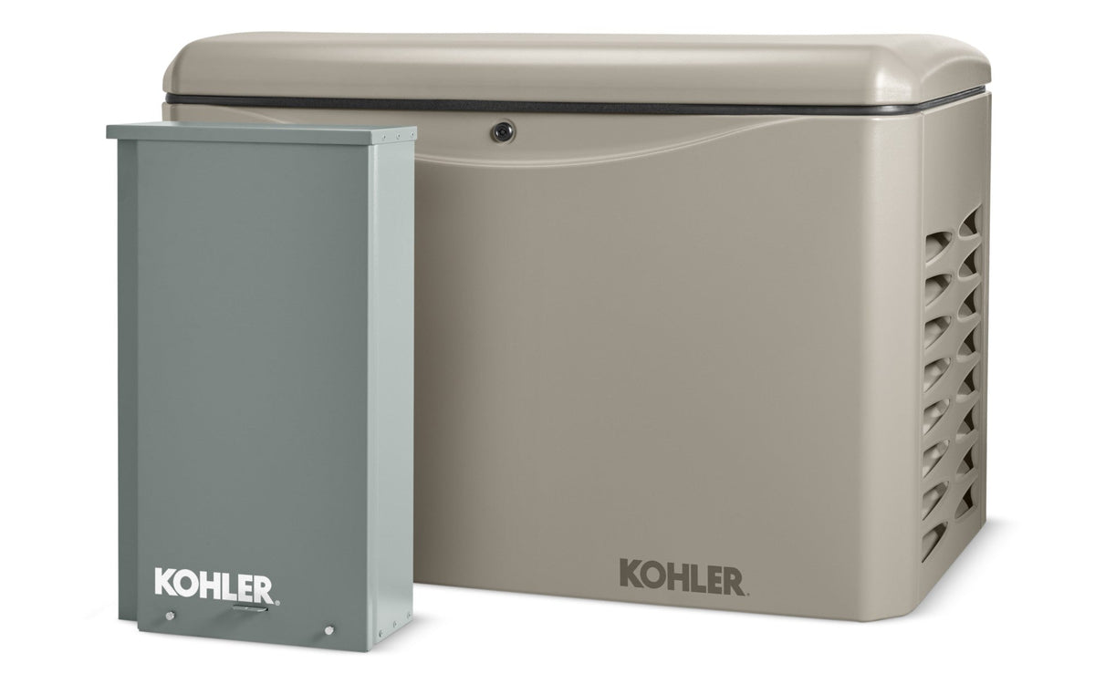 Kohler 14RCAL-200SELS 14KW Standby Generator with 200 Amp Automatic Transfer Switch and OnCue Plus New