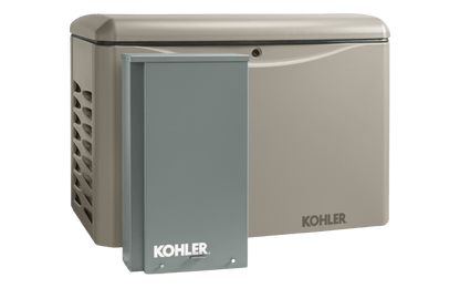 Kohler 20RCAL-200SELS 20KW Standby Generator Air Cooled with 200 Amp Automatic Transfer Switch and OnCue Plus Switch New