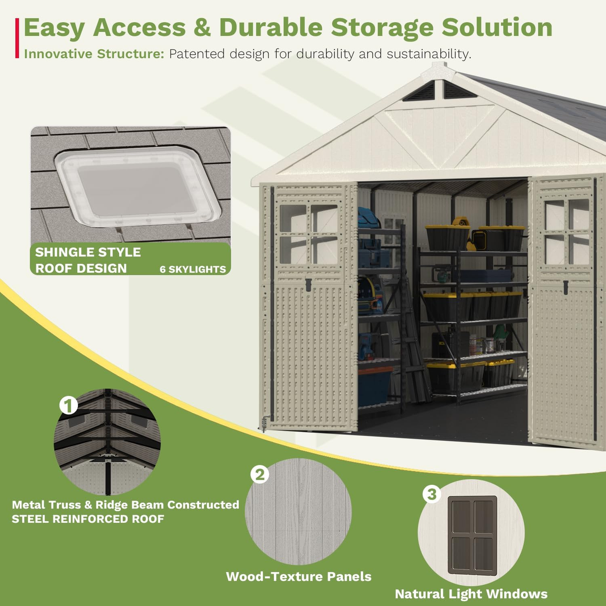 patiowell-10×12-ft-outdoor-storage-shed-with-floor-and-lockable-door-all-weather-plastic-shed-garden-shed-with-skylight-and-multiple-windows-for-backyard-patio-lawn-beige-03