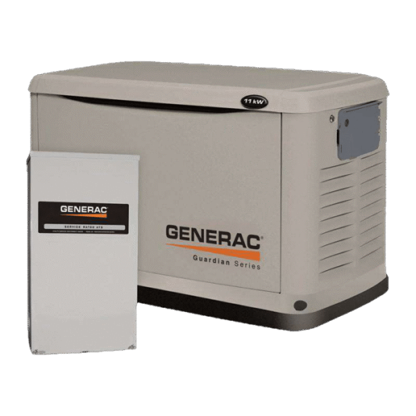Generac/Honeywell 7058/6441 11kW Guardian Standby Generator w/Smart Transfer Switch New