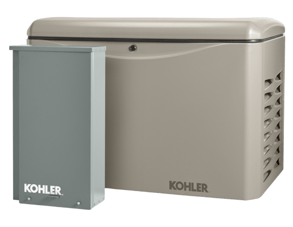 Kohler 14RCAL-100LC16  14kW Generator with Aluminum Enclosure and 100A 16-circuit Transfer Switch New