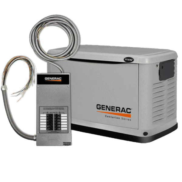 Generac 6440 11kW Guardian LP/NG Standby Generator w/ Automatic Transfer Switch New