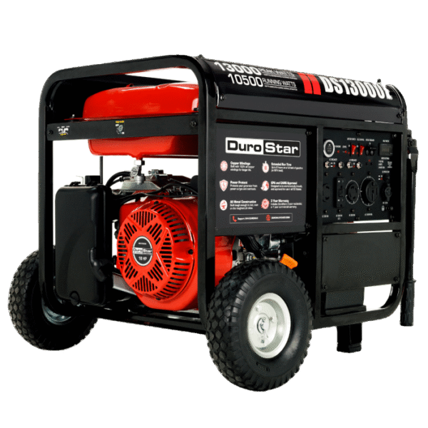 DuroMax / DuroStar DS13000E 10500W/13000W Electric Start Gas Generator New (Red Version of XP13000E)