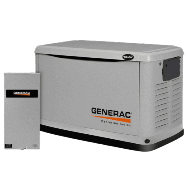 Generac 7046 13kW Guardian/Centurion Standby Generator w/ Smart Transfer Switch New
